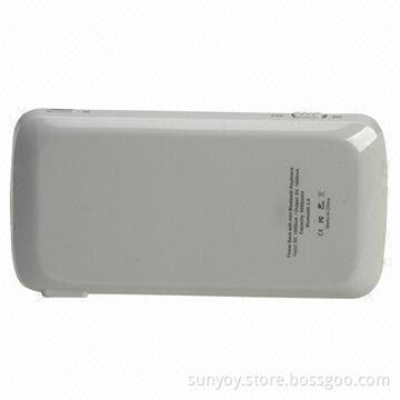 Power bank with Bluetooth wireless keyboard and flashlight
